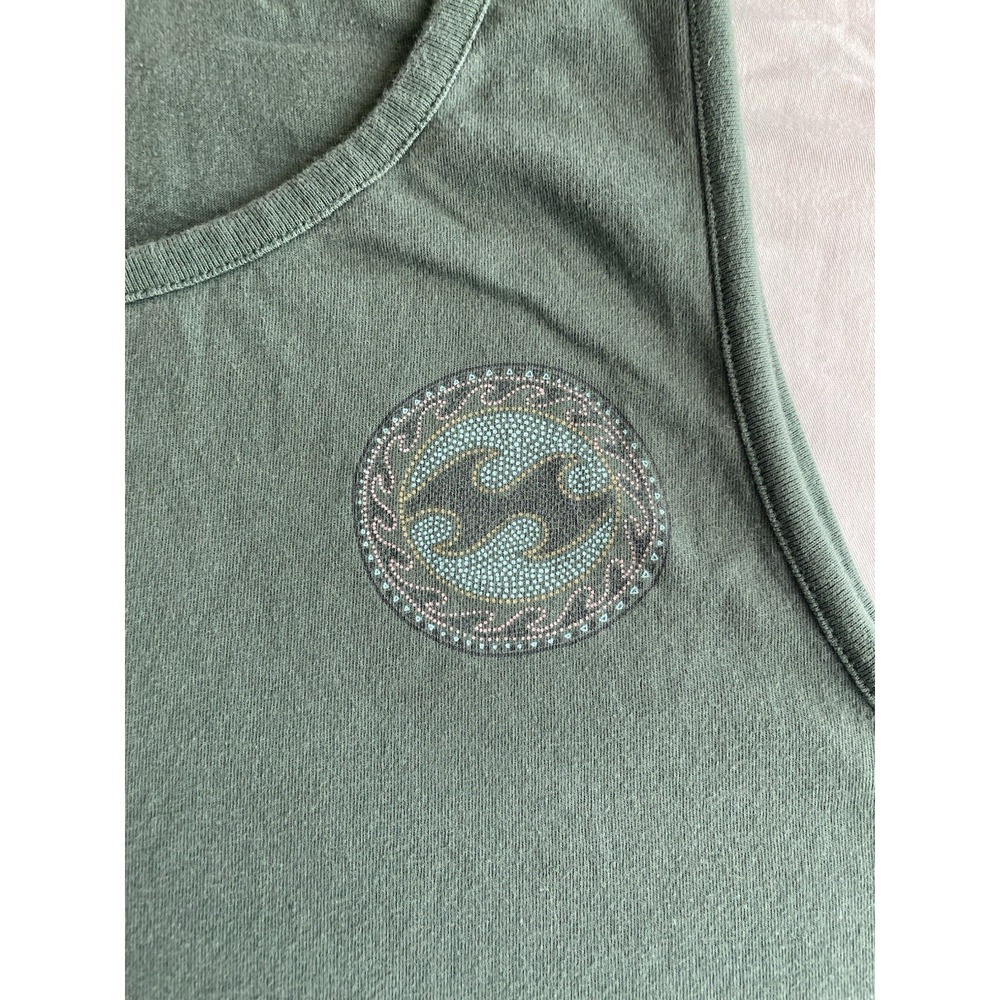 Billabong Tailored Tank Top Mens 2XL Hawaii Sleeveless Shirt Surf Beach Green - Picture 3 of 11